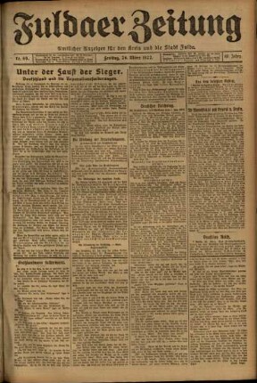 Ausgabe vom Freitag, den 24. März 1922.