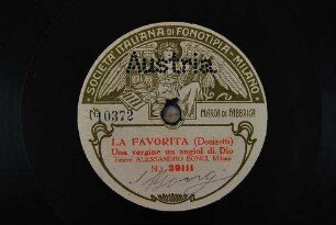 La favorita : Una vergine un angiol di Dio / (Donizetti)