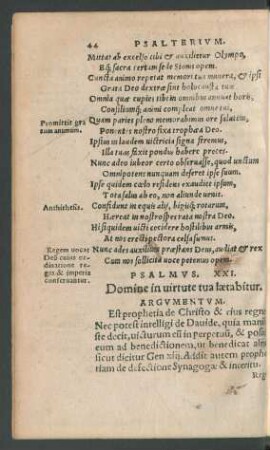 Psalmus. XXI. - Psalmus XXX.