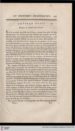 Article XVIII