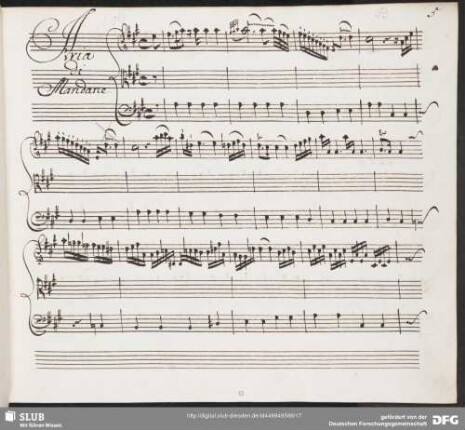 Aria: Conservati fedele