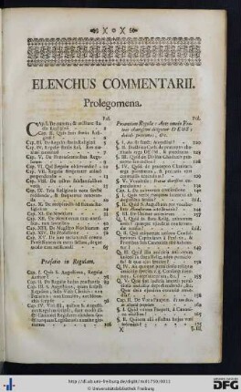 Elenchus Commentarii.