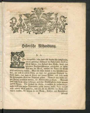 Historische Abhandlung