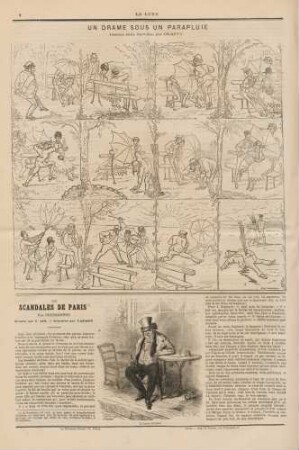 Un drame sous un parapluie Dessins sans légendes, par Crafty