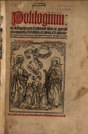 Polilogium ex Aristotelis octo Politicorum Libris manipulatum