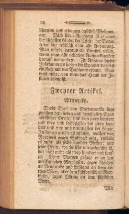 Zweyter Artikel. Altmexiko