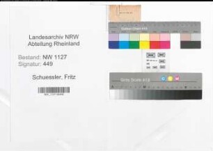 Entnazifizierung Fritz Schuessler , geb. 04.10.1897 (Reisender)