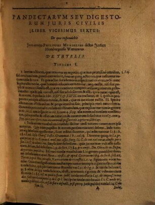 Pandectae Universi Iuris Civilis: Sive Collegium Iuridicum Argentoratense : Omne Ius Pandectarum, Quodque Eidem Ex Codic. Instit. Novell. Iustinianeis respondet, una perpetuaque causarum methodo dispositum: cum supplemento Iuris tum Canonici, tum Novissimi ex Imperial. Constit. & forensibus observationibus: exhibens, 2