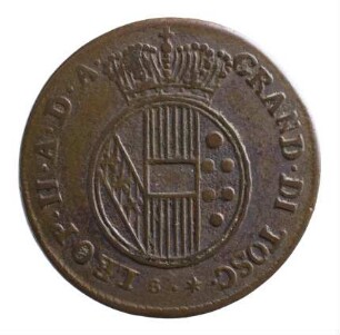 Münze, Soldo, 1824