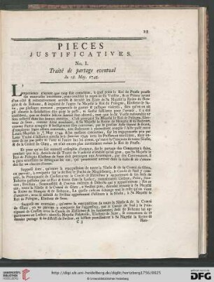 Pieces justificatives