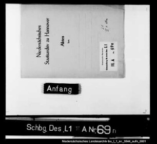 Lehnbrief für Heinrich Tribbe, Sohn des weiland Amtsschrei- bers Melchior Tribbe