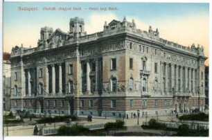 Budapest. Österreichisch-ungarische Bank (1902-1904; Ignác Alpár)