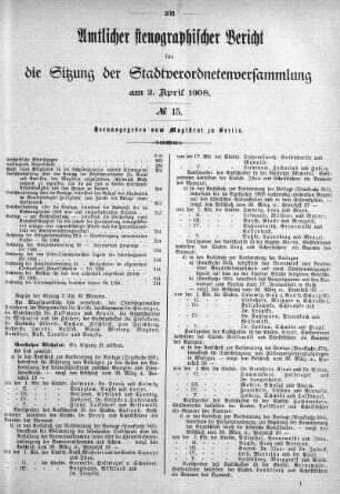 No. 15, 2. April 1908