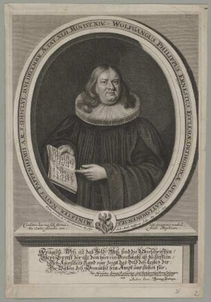 Bildnis des Wolfgangus Philippus Ernestus