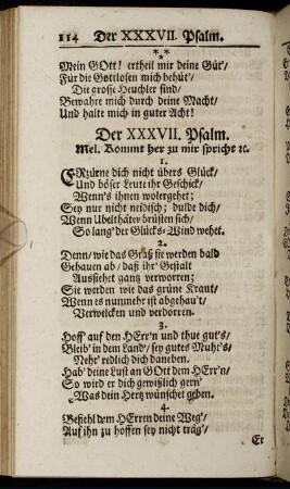 Der XXXVII. Psalm. - Der XLV. Psalm.