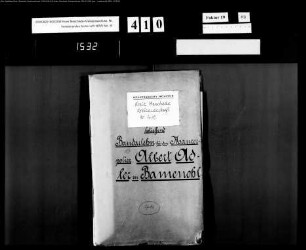 Baudarlehn für den Maurerpolier Albert Adler in Bamenohl