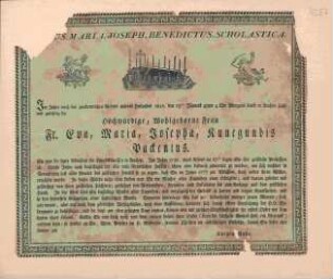 Packenius, Eva Maria Josepha Kunegundis