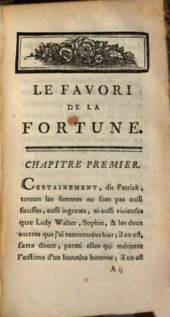 Le Favori De La Fortune, 2