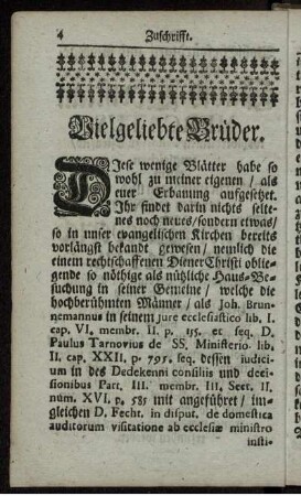Vielgeliebte Brüder
