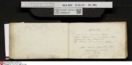Stammbuch des Ernst Philipp Ludwig Zellmann (1763-1795) aus
                           Braunschweig