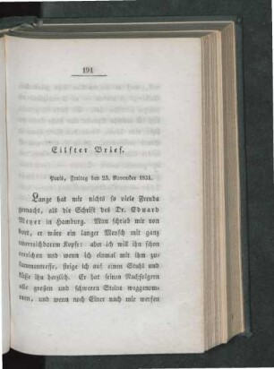 Eilfter Brief
