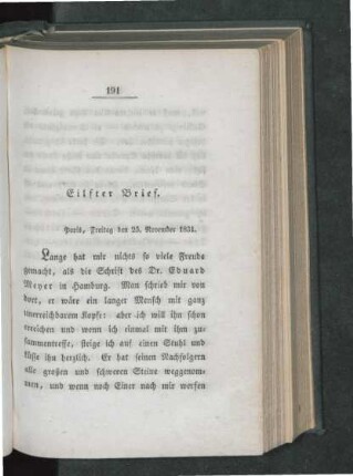 Eilfter Brief