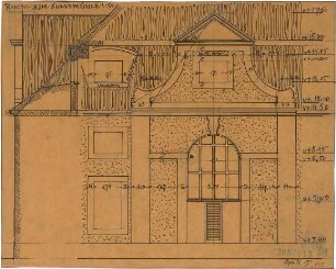 Fischer, Theodor; Rosenheim; Kunstmühle - Ansicht m. Schnitt