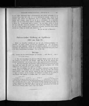 Süderseeischer Städtetag zu Apeldoorn. - 1485 um Juni 10.