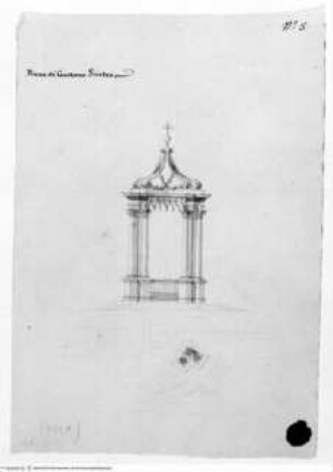 Stegreifprobe - Altar für eine Kathedrale, Grundriss und Aufriss