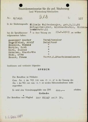 Waltenberger, Wilhelm