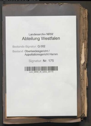 Freies Allodial-Rittergut Harringhoff, Band V