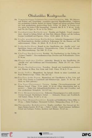 Ostasiatisches Kunstgewerbe (Nr. 354-364a)