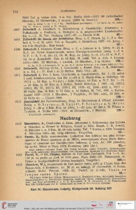 Nachtrag (Nr. 1613 - 1616)