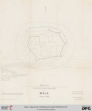 Sketch of Málé (Sultan’s island)