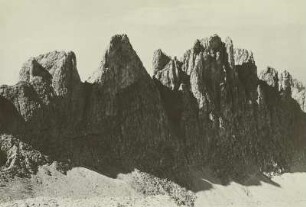 Italien. Dolomiten. Rosengartengruppe. Laurinswand, vom Santnerpass gesehen