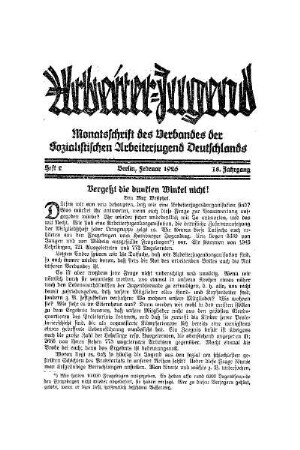 Vergeßt die dunklen Winkel nicht!