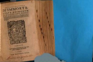 Theologia Platonica de immortalitate animarum : duo de viginti libris comprehensa