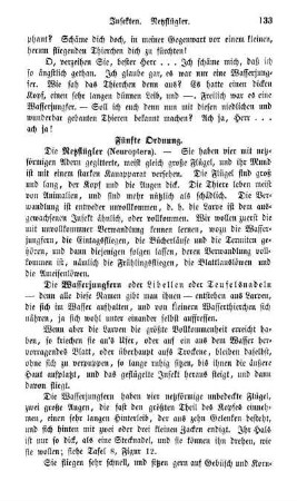 Fünfte Ordnung. Die Netzflügler (Neuroptera)