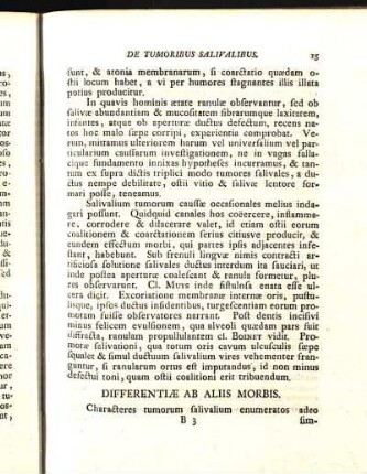 Differentiæ Ab Aliis Morbis.
