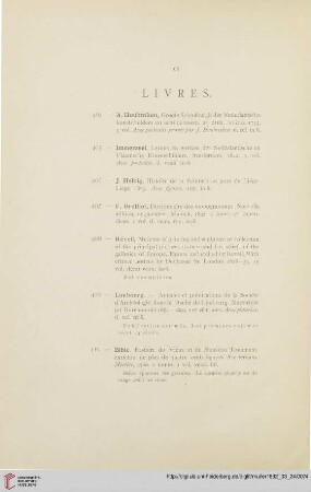 Livres (No. 404 - 415)