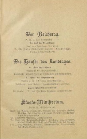 Staats-Ministerium