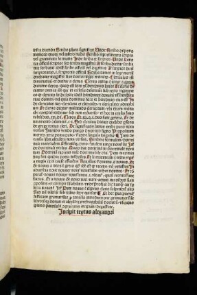 Incipit textus alexandri
