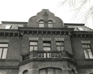 Wurzen, Straße des Friedens 19. Wohnhaus (ab 1870). Obergeschoss