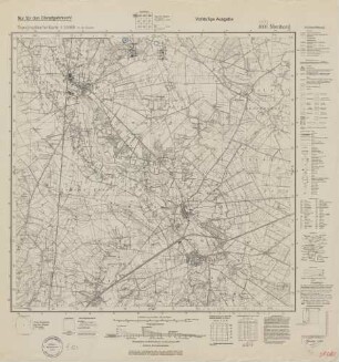 3808 (alte Nr.: 2073) Nienborg, Topographische Karte 1:25000 (4cm - Karte)