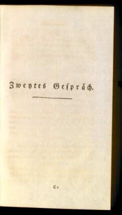 Zweytes Gespräch
