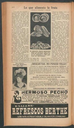 Lo que alimenta la fruta