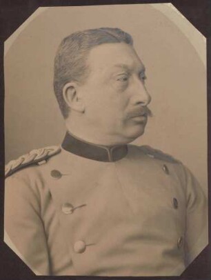 Prinz Karl von Baden (1832 - 1906), Brustporträt.