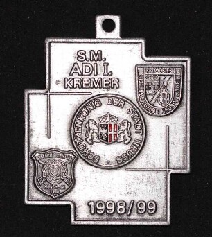 Orden Schützenkönig Neuss 1998/99 Adi Kremer