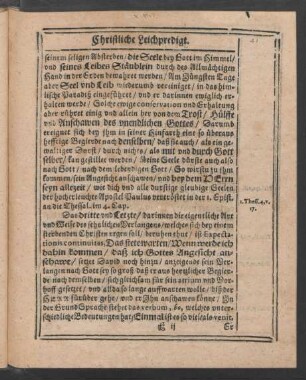 Das dritte und Letzte/[...] Das stete warten/ Wann werde ich dahin kommen/ daß ich Gottes Angesicht anschawe/[...]