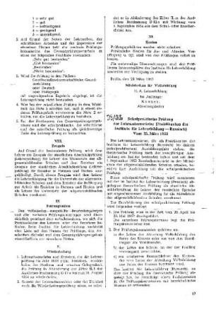 Schulpraktische Prüfung der Lehreramtsanwärter (Praktikanten der Lehrerbildung - Russisch) : 14/53 vom 23. März 1953